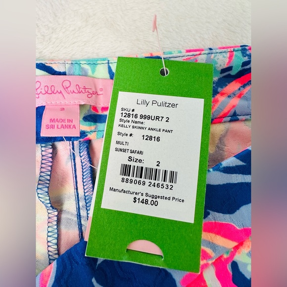 Lilly Pulitzer Kelly Skinny Ankle Pant Size 2 - Picture 7 of 11